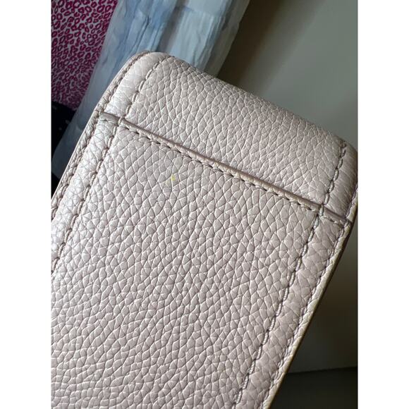 Marc Jacobs Peach Orange Pink Small Leather Mini Bucket/Shoulder Bag - Picture 10 of 16